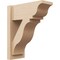 Ekena Millwork 8-in W x 18-in D x 22-in H Funston Trad Rough Cedar Woodgrain TimberThane Outlooker, Primed Tan OUTUR080X18X22FST04RCPR - alternate 1